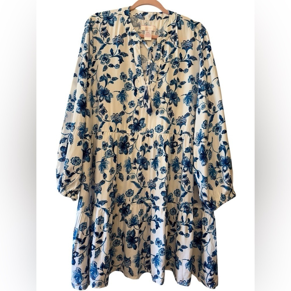 Stella Parker Ruffle Tier Floral Dress